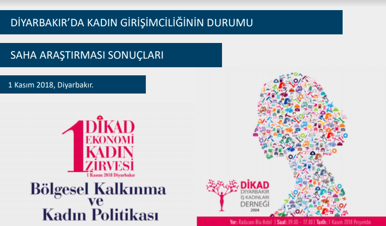 Diyarbakır’da Kadın Girişimciliğinin Durumu